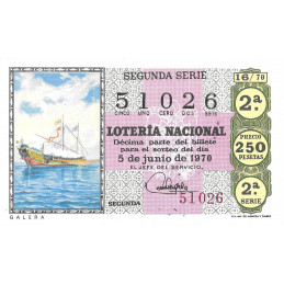 Sorteo 16 de 1970