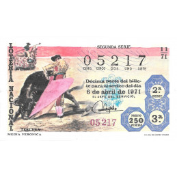 Sorteo 11 de 1971