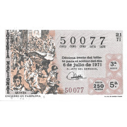Sorteo 21 de 1971