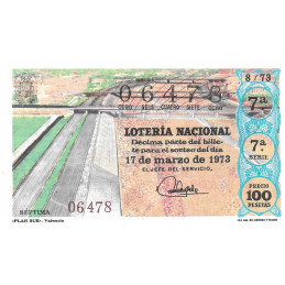 Sorteo 8 de 1973