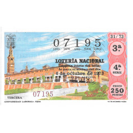 Sorteo 31 de 1973