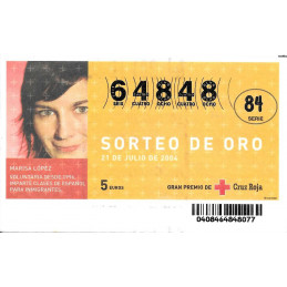 2004. Sorteo del Oro de la...
