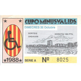 1988. Cupo Minusvalids
