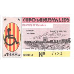 1988. Cupo Minusvalids