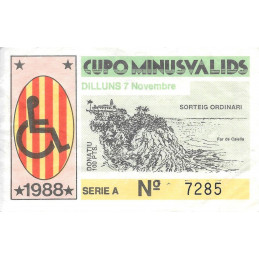 1988. Cupo Minusvalids