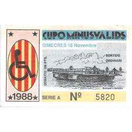 1988. Cupo Minusvalids