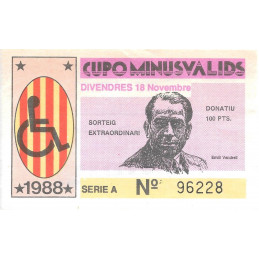 1988. Cupo Minusvalids