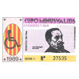 1989. Cupo Minusvalids