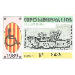 1989. Cupo Minusvalids