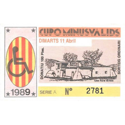 1989. Cupo Minusvalids