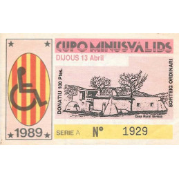 1989. Cupo Minusvalids