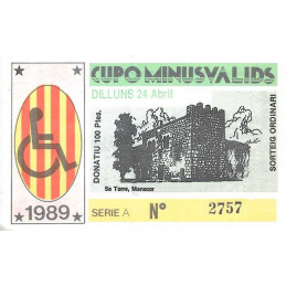 1989. Cupo Minusvalids