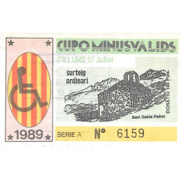 1989. Cupo Minusvalids