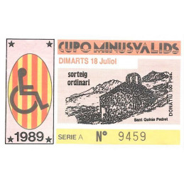 1989. Cupo Minusvalids