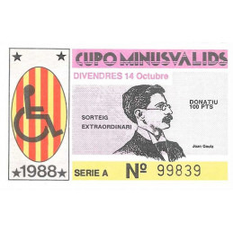 1988. Cupo Minusvalids