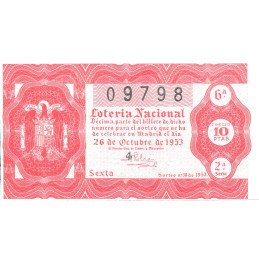 Sorteo 30 de 1953