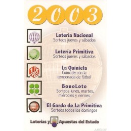 Calendario 2003