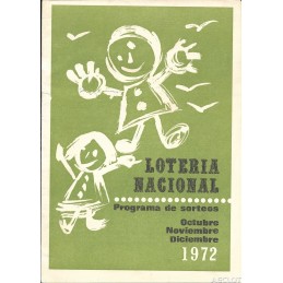 Programa de Sorteos 1972....