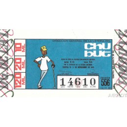 1971. Lotería del Chubut....