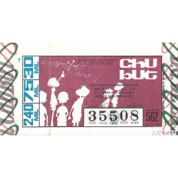 1972. Lotería del Chubut....
