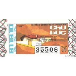 1972. Lotería del Chubut....