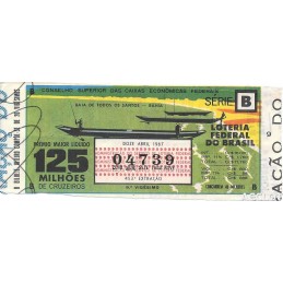 1967. Lotería do Brasil....