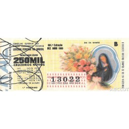 1969. Lotería do Brasil....