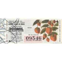 1970. Lotería do Brasil....