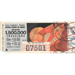 1971. Lotería do Brasil....