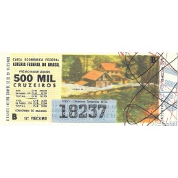 1973. Lotería do Brasil....