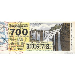 1975. Lotería do Brasil....