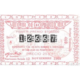 1969. Lotería de Puerto...