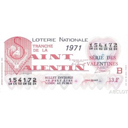 1971. Loterie Nationale....