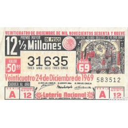 1969. Lotería Nacional para...