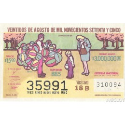 1975. Lotería Nacional para...