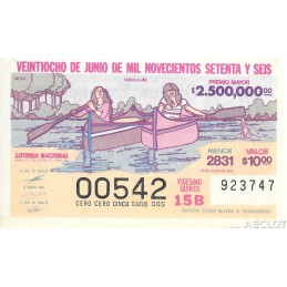 1976. Lotería Nacional para...