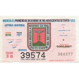 1976. Lotería Nacional para...