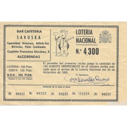 1982. Bar Cafetería Sakuska